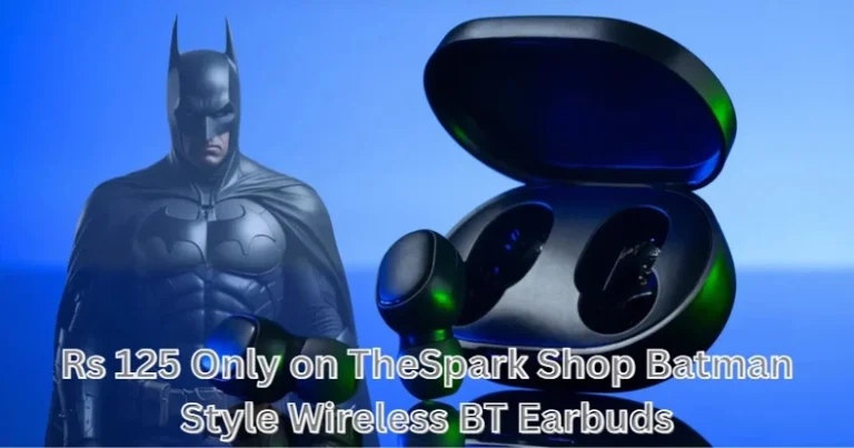 Rs 125 Only on TheSpark Shop Batman Style Wireless BT Earbuds